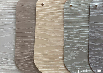 İç Panel İçin Düz Renk Laminat Kabartmalı PVC Dekoratif Film