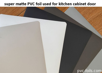 Mutfak Dolabı Kapıları İçin Siyah Süper Mat PVC Dekoratif Folyo