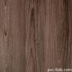 350 Mikron Ahşap Taneler İç MDF Kapılar için PVC Membran Folyo Yuvarlak