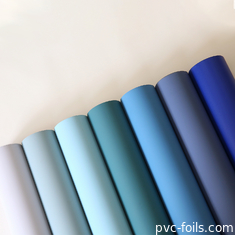 Kabine Kapıları Membran Baskı için Mono Color Pvc Dekoratif Folyo Rulo