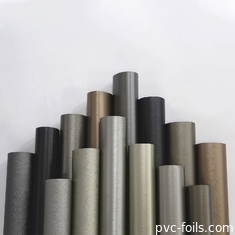 Metallik Gümüş Rengi Yüzey Dekorasyonu İçin Rulo İçin PVC Film