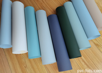 Yumuşak Dokunma Parmak izi önleyici PVC Dekoratif Film Ruloları Membran Baskı için
