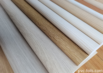 Mobilya ve dolap için süper mat ahşap tahıl PVC dekoratif film yenilenir