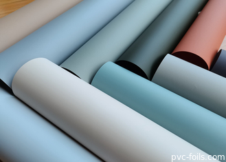 İç kapılar için süper mat pantone renkli PVC dekoratif film