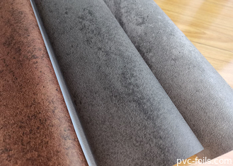 Modern Gri Çimento Dokusu Duvar Panelleri İçin PVC Dekoratif Film