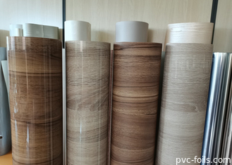 Modern dolap yüzeyleri için Yüksek Parlaklıklı PVC Mobilya Film Rulo