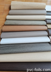 Guangdong Foshan Ahşap Tanesi PVC Membran Folyo Kabine Kapısı Dekorasyonu İçin
