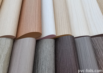 WPC Panel ve Profil Dolaşımı için Süper Mat Ahşap Dokusu PVC Dekoratif Film
