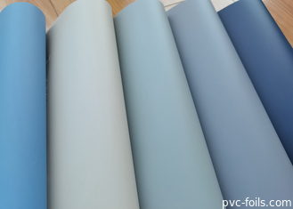 Yumuşak dokunma mat PVC dekoratif filmi zar kapılar ve vakum basın için