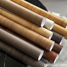 Su geçirmez kendi kendine yapışkan iç mekan Vinil Film Çizik Dirençli Dekoratif Yapıştırılmış Duvar Kağıdı Ev için PVC çıkartmalar
