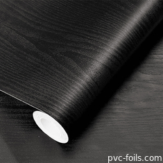 Su geçirmez Dijital Baskı Ağaç Tanesi PVC Dekoratif Film Mobilya ve Dolap Dekorasyonu için