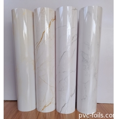 Ev Dekoratif Su geçirmez PVC Mermer Folyo Kendine yapışkan Etiketler Duvar Kağıtları Mutfak Masaüstü için İletişim Kağıdı