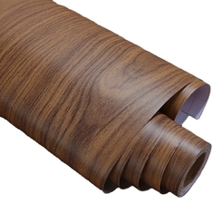 0.3mm Derin Emboss PVC Dekoratif Film Ağaç Tanesi Mobilya Dolabı Kapıları için PVC Membran Folyo