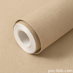 kumaş doku katı renkli pvc kendi kendine yapışkan film iç duvar panel dekorasyonu için