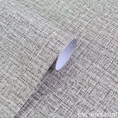 Kumaş Dokusu Katı Renkli Pvc Kendine Yapışkan Film Otel Odaları Duvar Kaplamaları,Köpe ve Yapışkan