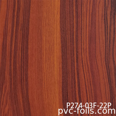 Süper Mat Ahşap Teksturlu PVC Dekoratif Filmi Vakum Membran Baskı için