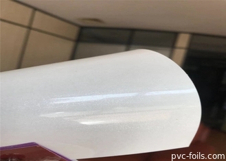 0.3mm Beyaz Parlak Pvc Film Rulo Mobilya Membran Kapılar