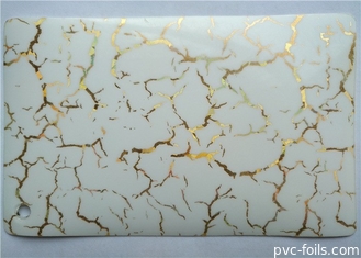 0.2 MM 0.1mm Parlak Beyaz Pvc Dekoratif Film Desen Baskılı