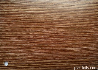 Kapılar Yüzey 0.35MM için Altın Meşe Ahşap Tahıl PVC Membran Folyo