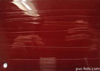 Mobilya İç Dekorasyon için Kırmızı Kabartmalı PVC 3D Membran Folyo