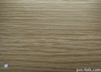 Mobilya Yüzey Dekorasyonu İçin 0.50mm PVC Membran Folyo Koyu Ahşap Renk