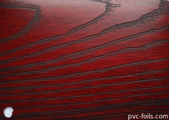 Kabin için Kabartmalı Ahşap Tahıl PVC Dekoratif Folyo 500m / Rulo