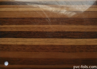 MDF Levha Laminasyonu İçin Suya Dayanıklı Ahşap Tahıl PVC Dekoratif Film