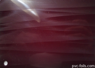 Wallboard Mat 3D Efekti için Yatak Saf PVC Mobilya Filmi Sarma