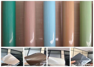 Mobilya Ana Kapı Mutfak Duvar Oturma Odası için 0.2mm Parlak Pvc Film