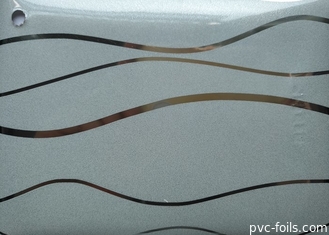 Akrilik Levha Laminasyonu İçin Yanmaz 0.20mm Kalınlık Yüksek Parlak PVC Film
