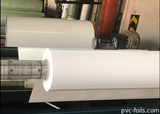 Dolap Kapısı Katı Beyaz İçin Parlak PVC Membran Folyo