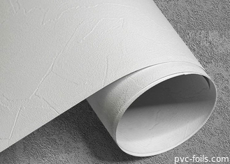 Dolap Duvar Paneli Çimento Deseni için 0.50mm Pvc Laminat Levha