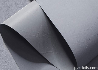 0.30mm Kabartmalı PVC Film Rulo Çimento Duvar Laminasyonu Düz Renk