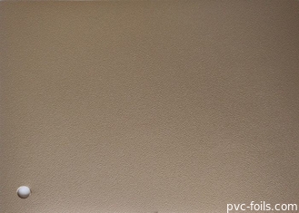 Kahverengi Düz Renk Kabartma PVC Mobilya Folyo Düşük Bakım