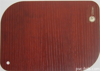 Yapıştırıcı Olmayan Ahşap Tahıl PVC Dekoratif Film Folyo Perde Boru Sargısı