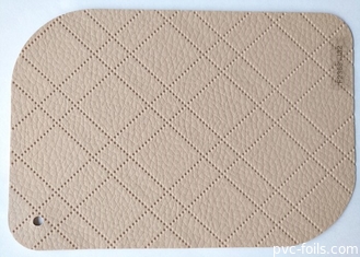 MDF Yüzey ROHS için Rhombus Kabartmalı PVC Dekoratif Film