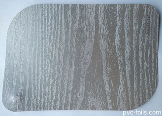 Düz Renk Ahşap Doku PVC Dekoratif Folyo Kalınlığı 0.10mm