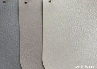 Gümüş Fırçalanmış Kabartmalı PVC Dekoratif Folyo Rulo Yanmaz 3D Kabartmalı