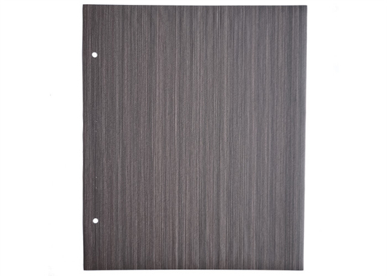 Ofis Masa Üstü Kapak için Gri Ahşap Renkli Pvc Dekoratif Folyo Rulo 0.50mm