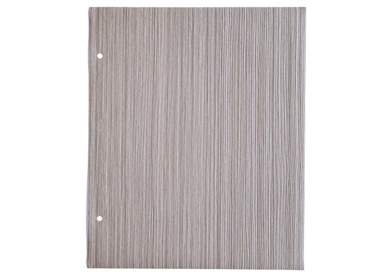 0.10mm Fırçalanmış Açık Ahşap Renkli PVC Mobilya Filmi Kabine Kapı Dekorasyonu İçin