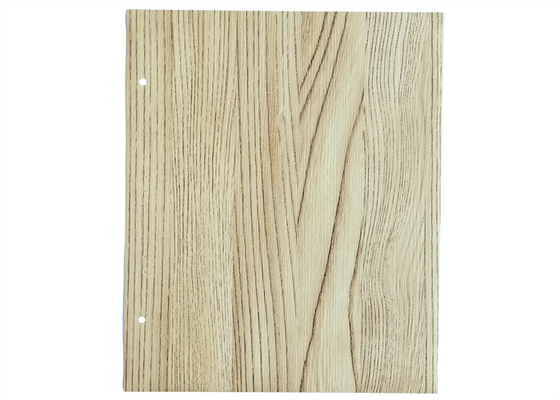 Özelleştirilmiş Ahşap Tahıl Rengi PVC Mobilya Folyosu 1260mm Genişlik