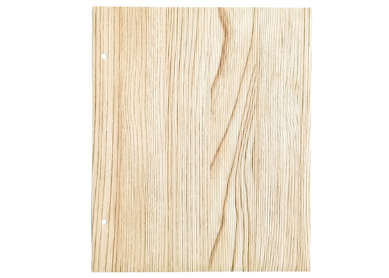 Özelleştirilmiş Ahşap Tahıl Rengi PVC Mobilya Folyosu 1260mm Genişlik