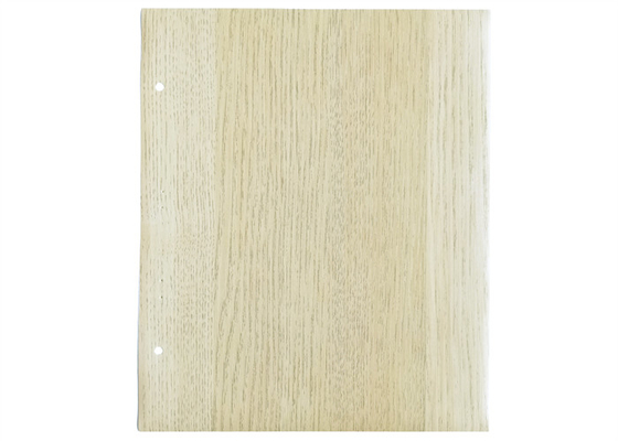 Özel Ahşap Renkli PVC Mobilya Folyo 0.15mm Kalınlık Yanmaz