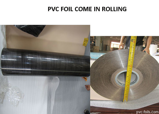 Mobilya Yatak Odası İçin Ahşap Tahıl PVC Dekoratif Folyo Gibi Ayna