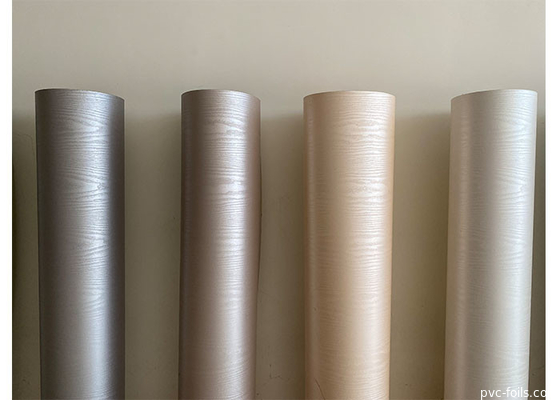 ROHS Yapışmaz Kabartmalı PVC Mobilya Folyo Neme Dayanıklı