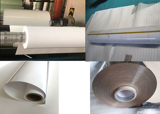 Mobilya ve dolap kapısı için yüksek parlaklıklı katı renkli PVC dekoratif film