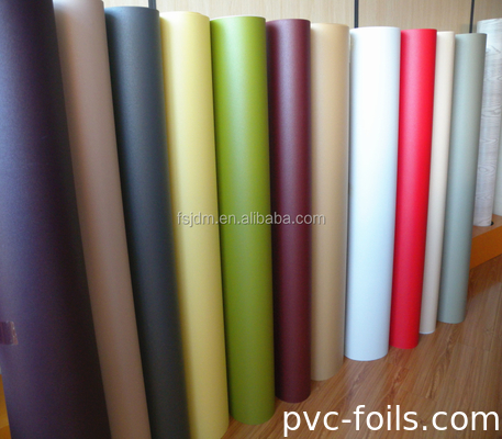 Mobilya Dolabı Duvar Tavan Kapı Düz ​​Yüzey Mat Yarı Parlak için 50m Kendinden Yapışkanlı PVC Film