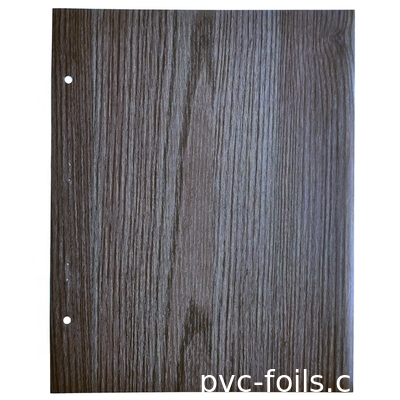 ROHS PVC Dekoratif Film Ahşap Tahıl Yapıştırıcı 0.07mm-0.25mm Kalınlık
