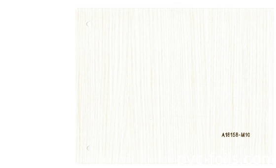 İç Yüzey Dekorasyonu İçin Beyaz Ahşap Renkli Kendinden Yapışkanlı PVC Film 0.10MM