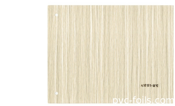 İç Yüzey Dekorasyonu İçin Beyaz Ahşap Renkli Kendinden Yapışkanlı PVC Film 0.10MM